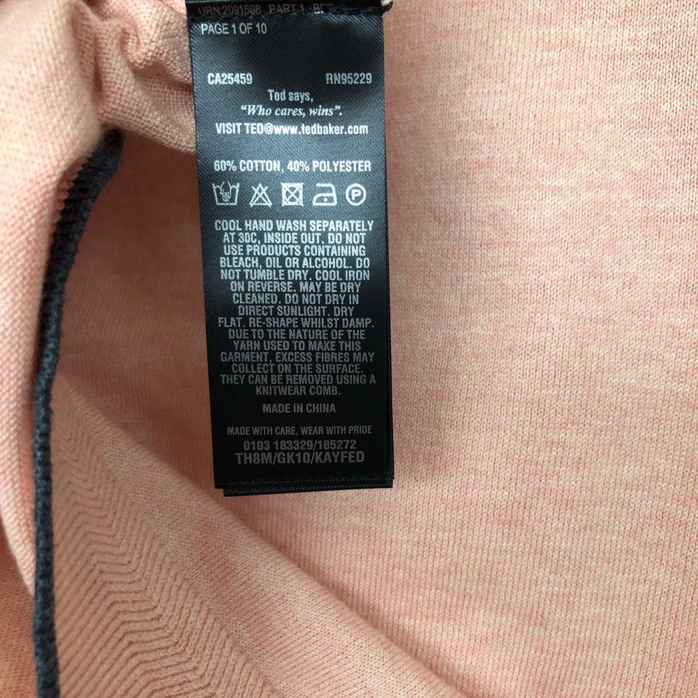🚫SOLD 🚫TED BAKER Kayfed Ribbed Sweater - Picture 4 of 5